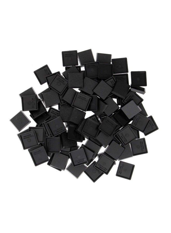 Evemodel 100Pcs 25Mm Square Black Miniature Model Bases For Tabletop Or Miniature Wargames (25Mm(0.98Inch) 100Pcs) - Image 1