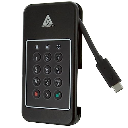 Apricorn 2TB Aegis NVX Ultra High Speed NVMe 10Gbps USB Type C HardwareEncrypted Drive ANVX2TB - Image 1
