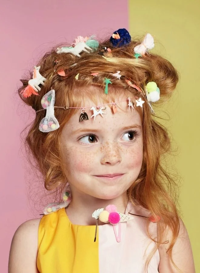 Meri Meri Pompom Ice Cream Hair Clips