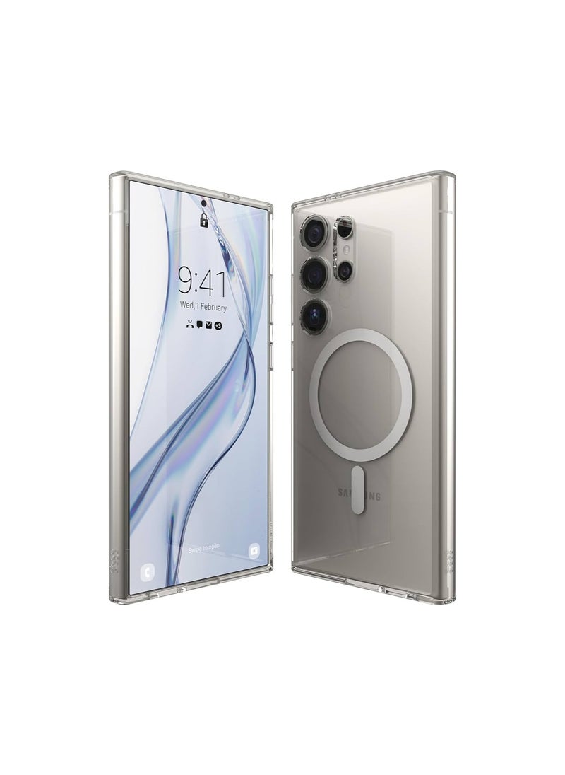 traditious Galaxy S24 Ultra Magsafe Case Support Wireless Charging Clear Magnetic Case Camera Lens Protection Anti Scratch Shockproof Case Compatible with Samsung Galaxy S24 Ultra Case Cover 6.8 inch  - Image 5