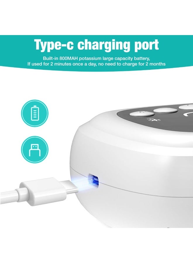 Mr. Penda Nasal Aspirator Baby, Electric Baby Nose Suckers with 9 Levels Suction, Rechargeable Baby Nose Cleaner with 5 Food-Grade Silicone Tips, Night Light and Nursery Rhyme Soothing Function - Image 5