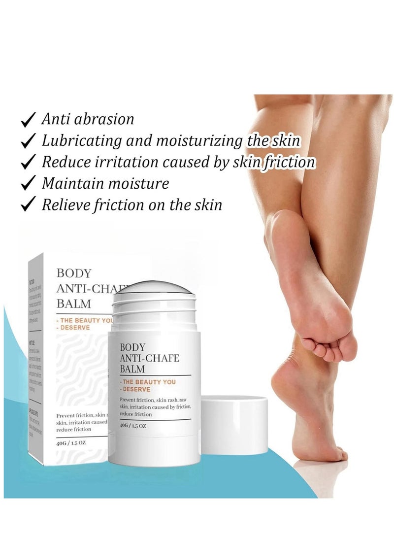 Generic - Thigh Rescue Anti-Friction Stick, Waterproof Anti-Chafe Balm for Skin Protection, Ideal for Running and Sports, Prevents Chafing and Scratches (40g) - Image 1