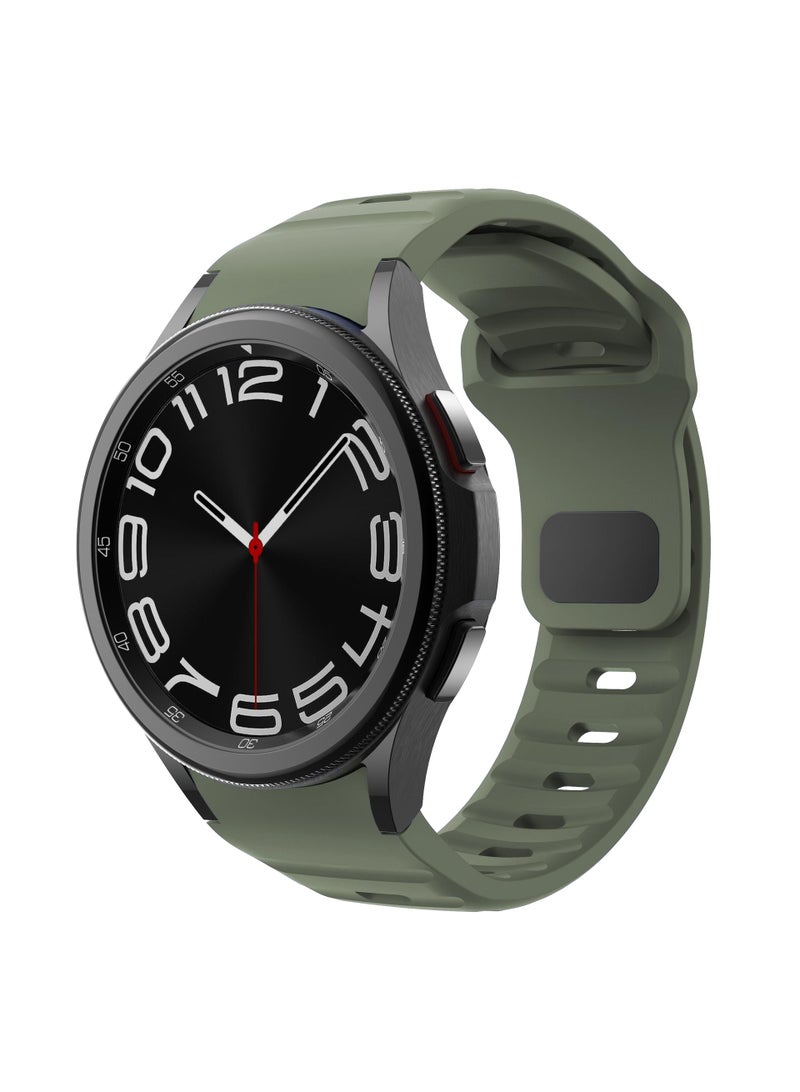 Y&D For Samsung Galaxy Watch6 5 4 Wavy Buckle Silicone Strap - Image 3