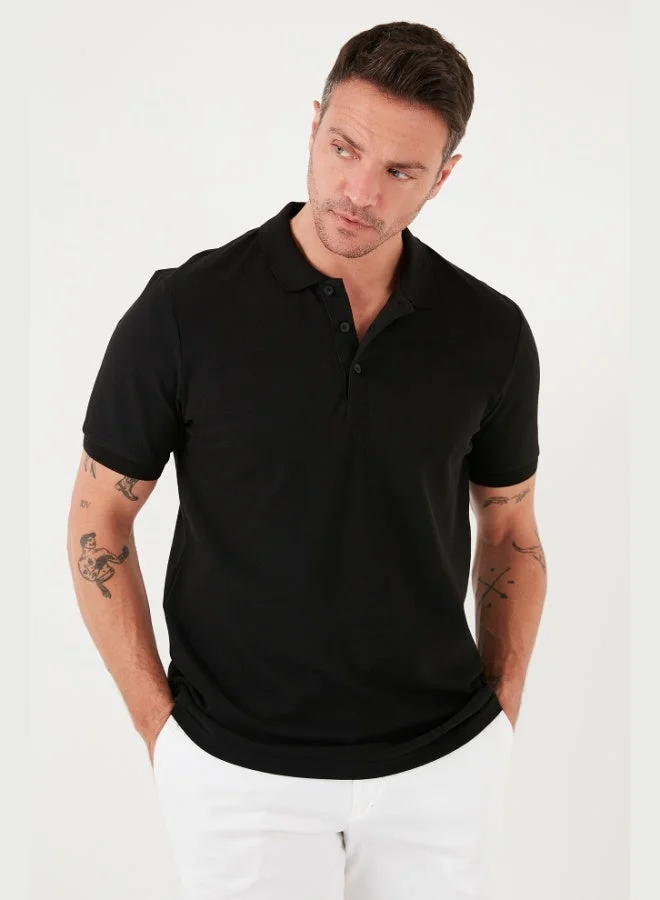 Buratti  Buratti Cotton Regular Fit Button-Down Polo Collar 3-Pack T-Shirt Men's T-SHIRT 5902127S3 for Men | Best Price UAE