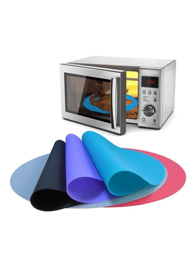 NIBEMINENT Silicone Microwave Coaster Pad Blue - Image 2