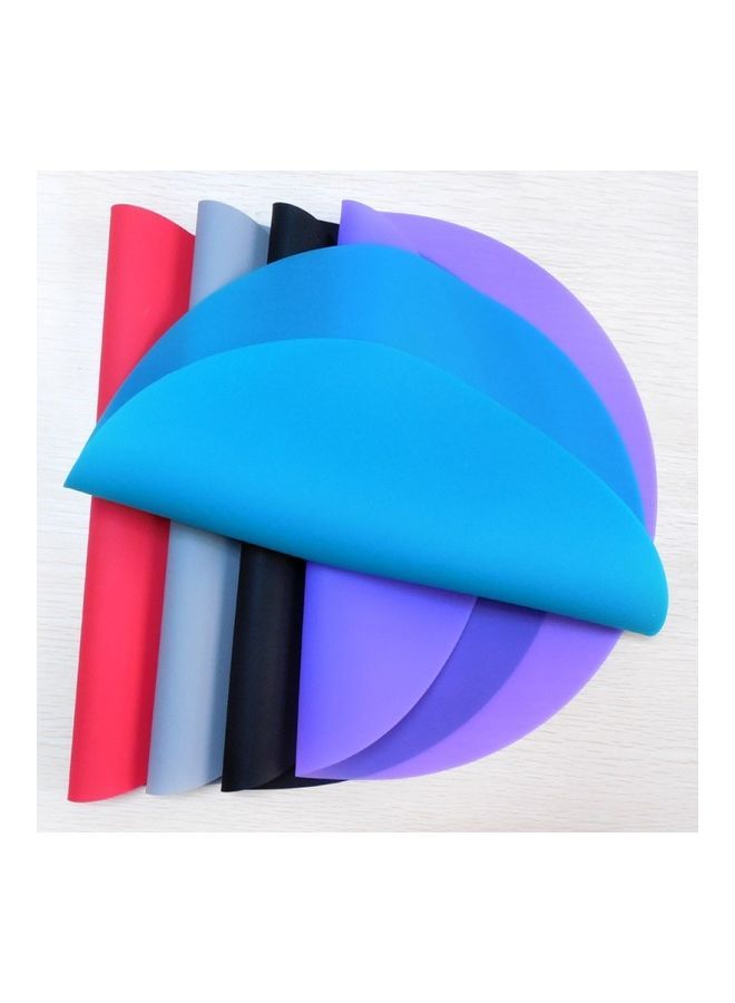 NIBEMINENT Silicone Microwave Coaster Pad Blue - Image 5