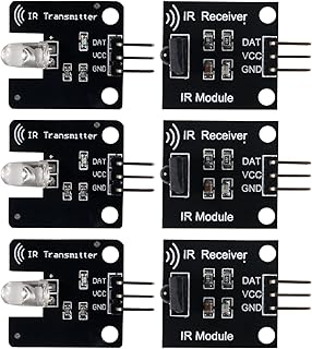 QCCAN QCCAN 6Set IR Infrared Transmitter Module Ir Digital 38khz Infrared Receiver Sensor Module for Electronic Building Block  - Image 1