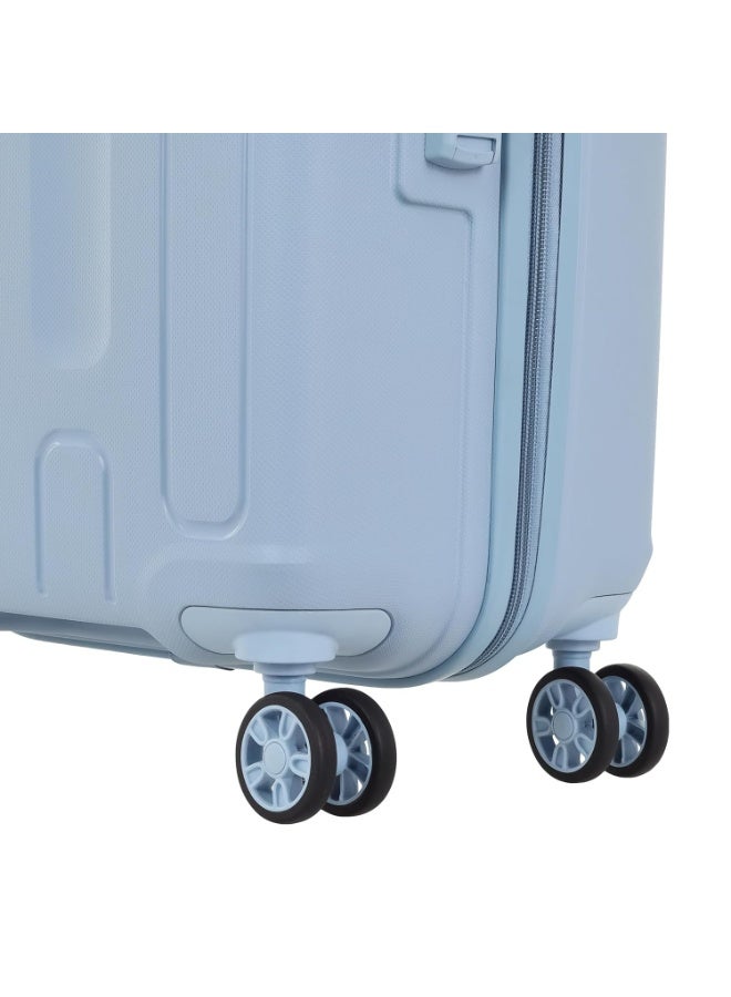 American Tourister Cabin Ivy 2.0-8 Wheel, Hard PP Suitcase/Trolley Bag with Combination Lock & Smooth Sliding Double Wheel for Women & Men - Blue Frog, 55 CM - Image 5