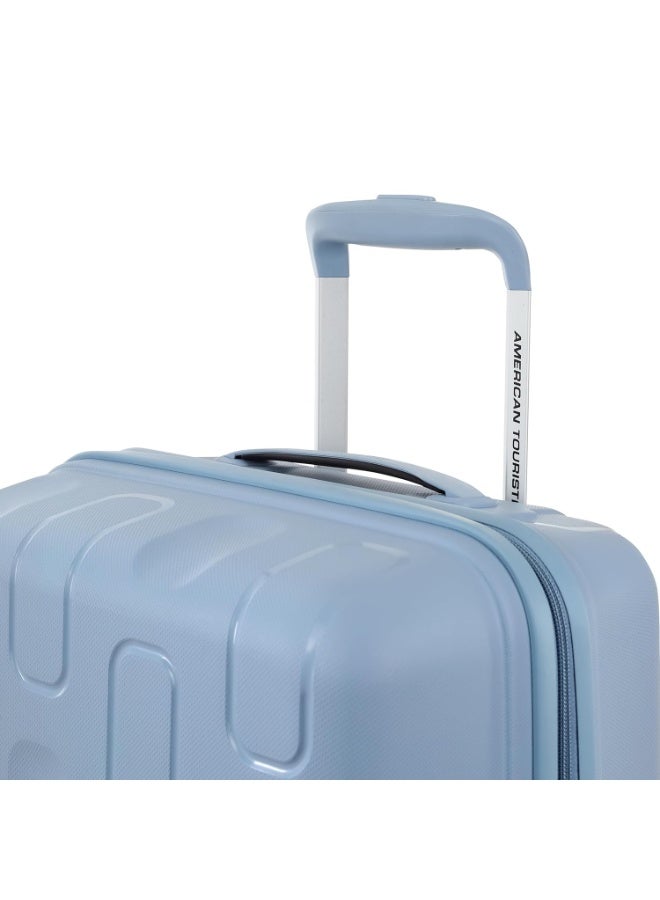 American Tourister Cabin Ivy 2.0-8 Wheel, Hard PP Suitcase/Trolley Bag with Combination Lock & Smooth Sliding Double Wheel for Women & Men - Blue Frog, 55 CM - Image 4
