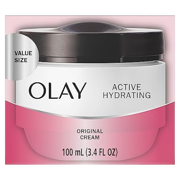 Olay Active Hydrating Cream, Face Moisturizer, 3.4 fl oz - Image 1