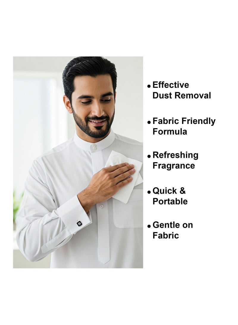 All day wipes All Day Fabric Cleaning Wet Wipes (Easy & Quick Clean) - 10 Count: Effective & Gentle-Removes Dirt, Stains, and Odors Without Damaging Fabrics. Freshness-Quick Cleanups Anytime, Anywhere. (Pack of 6) - Image 3