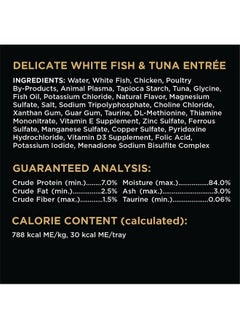 Sheba Perfect Portions Cuts In Gravy Adult Wet Cat Food Trays (24 Count, 48 Servings), Gourmet Salmon, Sustainable Tuna, And Delicate Whitefish & Tuna Entrée, Easy Peel TwinPack  - Image 3