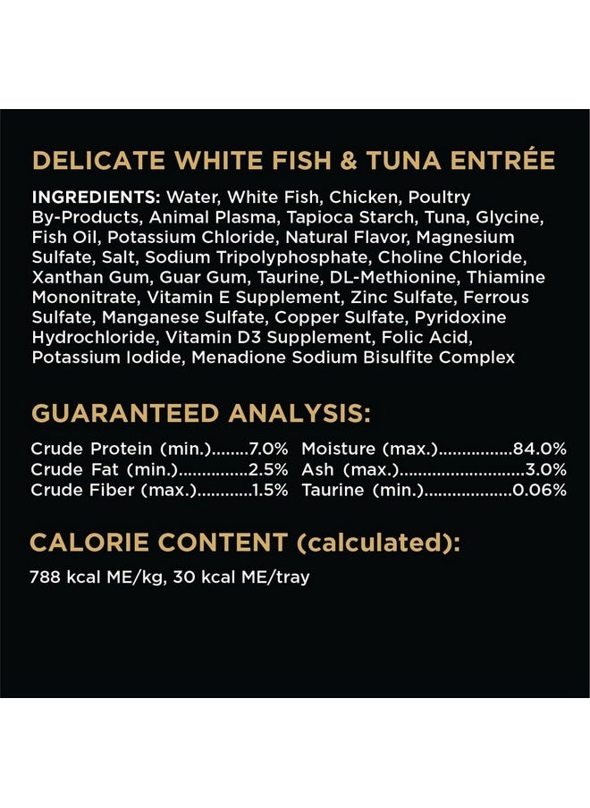 Sheba Perfect Portions Cuts In Gravy Adult Wet Cat Food Trays (24 Count, 48 Servings), Gourmet Salmon, Sustainable Tuna, And Delicate Whitefish & Tuna Entrée, Easy Peel TwinPack  - Image 3