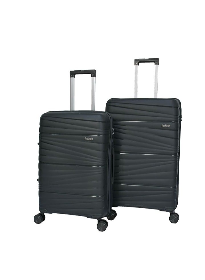 4 Pieces Unbreakable Luggage Trolley Bags Set with TSA Lock, Expandable Double Zipper, 4 Silent Spinner Wheels,  - Image 2
