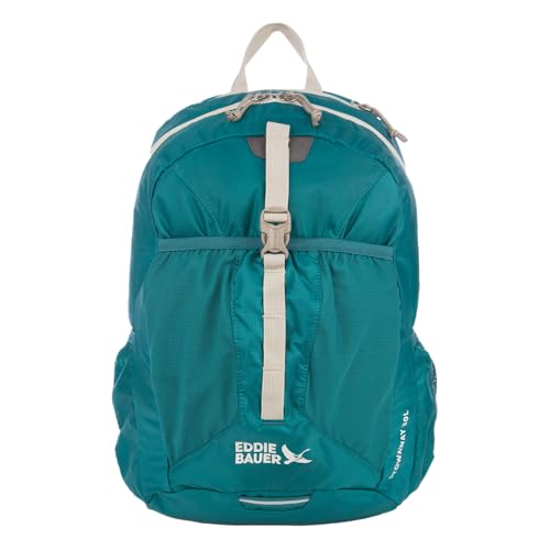 Eddie Bauer Stowaway Packable Backpack Travel Outdoor Lightweight Foldable Durable Ripstop Polyester 30L Deep Sea - Image 1