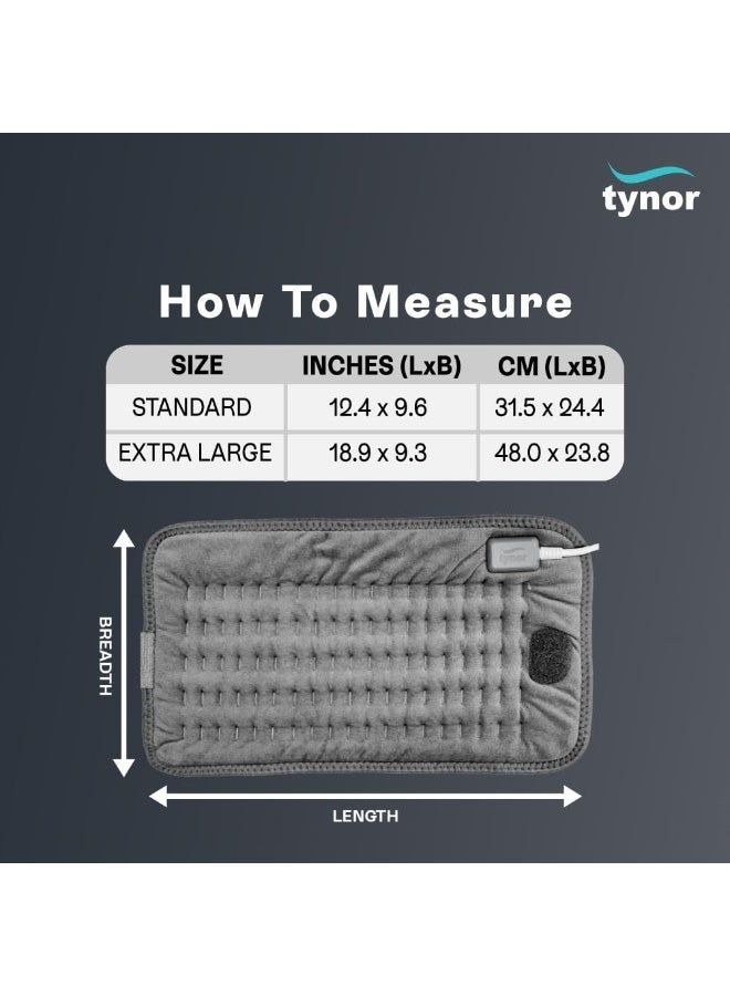 تاينور وسادة التدفئة من Tynor، رمادي، مقاس XL، قطعة واحدة - Image 2