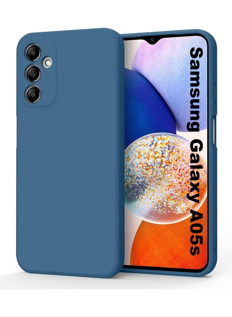 غطاء حماية من السيليكون الناعم لهاتف Samsung Galaxy A05S، غطاء TPU خفيف الوزن، غطاء خلفي غير لامع، غطاء حماية مقاوم للصدمات لهاتف Samsung Galaxy A05S 2023 (أزرق) - Image 1
