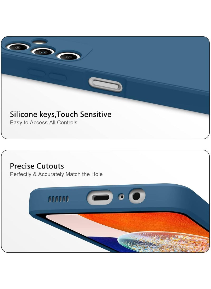 غطاء حماية من السيليكون الناعم لهاتف Samsung Galaxy A05S، غطاء TPU خفيف الوزن، غطاء خلفي غير لامع، غطاء حماية مقاوم للصدمات لهاتف Samsung Galaxy A05S 2023 (أزرق) - Image 2