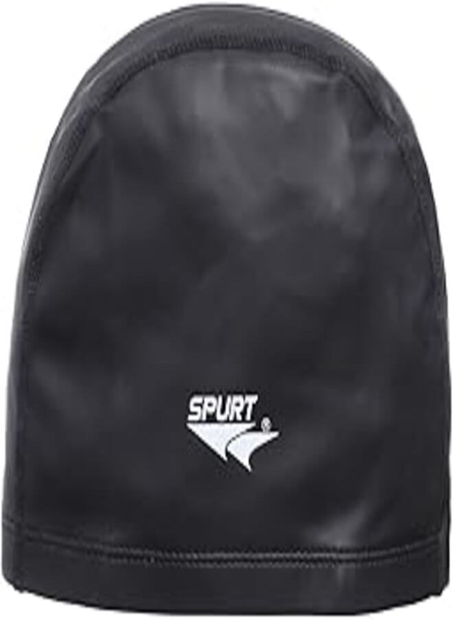 Spurt SPURT PU Swimming Cap Black 