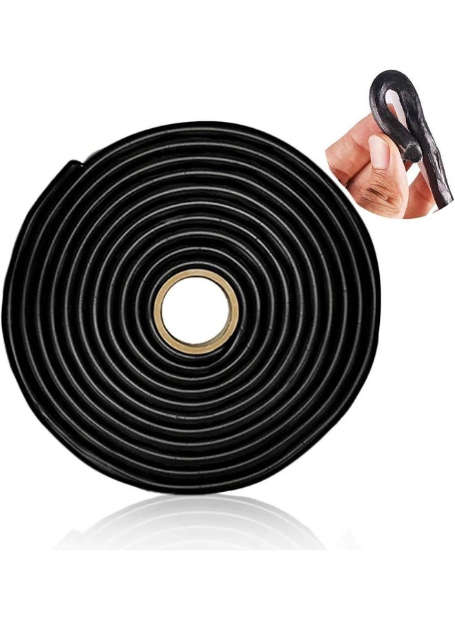 Royal Apex Black Butyl Tape Windscreen Sealant Window Door Windshield Car Truck Headlight Led Audio Video Installation Tool Retrofit Reseal Strip Seal Waterproof Seal Noise Isolation 9.5Mmx4.57M  - Image 1