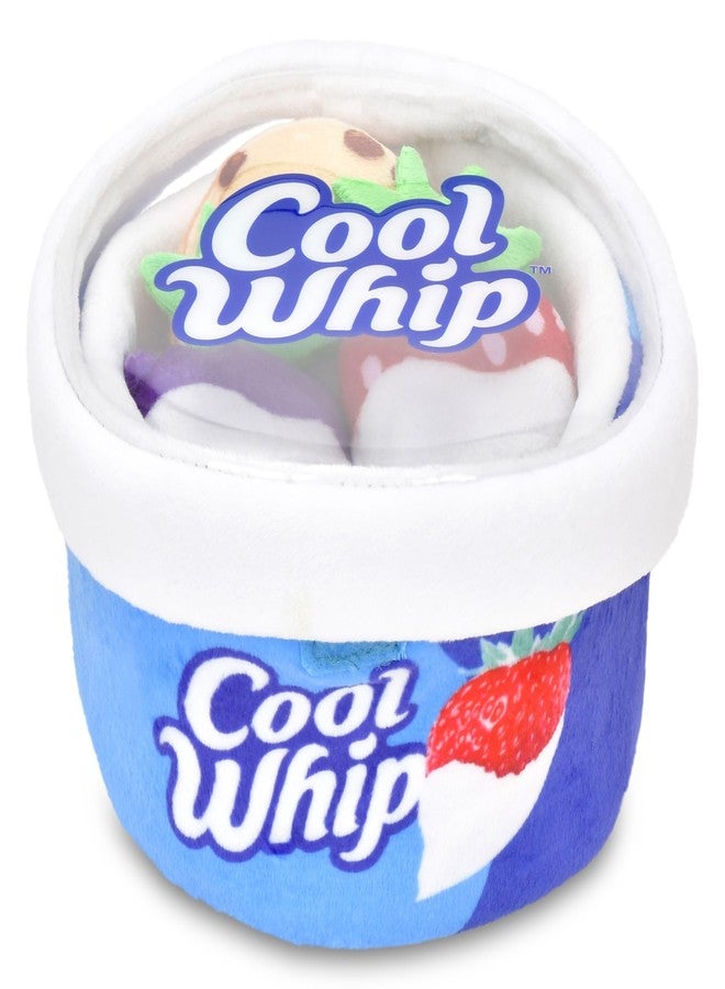 iscream Kraft Cool Whip Package 7" x 7" Pillow Set with Mini Dipped Fruit Pillows - Image 2