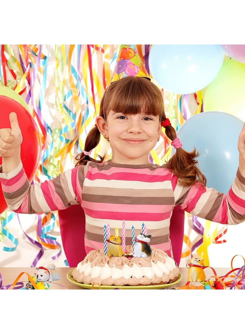 SOLARAE Mini Shiba Dog Figurine, 4 pieces Shiba Inu Ornaments Set, Dog Cake Toppers, Dog Toys for Kids, Shiba Inu Statue Toy, For Birthday, Gift, Educational Children, Learning Toys - Image 3