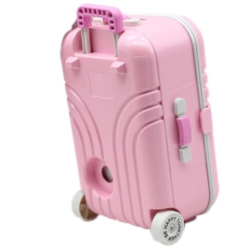 BabyMoon Mini Storage Travel Suitcase Accessories for Kids | Photography Props | Decoration– Pink - Image 5