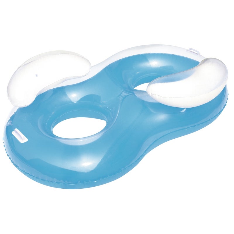 Bestway - Cool Comfort 2-person Swimming Ring with Backrest 188x117 cm - 43009 - Image 1