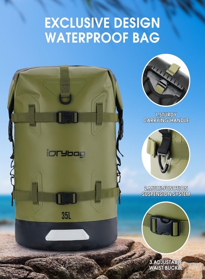 IDRYBAG Dry Bags Waterproof Backpack for Travel Waterproof Bags for Boating Swimming Travel Floating Paddle Boarding Submersible 35L/55L/85L - Image 3