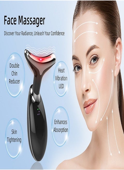 Face Massger, Anti Wrinkle Reducing Tool, Double Chin Reducer Vibration Facial Massager