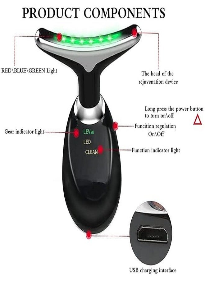 Generic - Face Massger, Anti Wrinkle Reducing Tool, Double Chin Reducer Vibration Facial Massager - Image 1