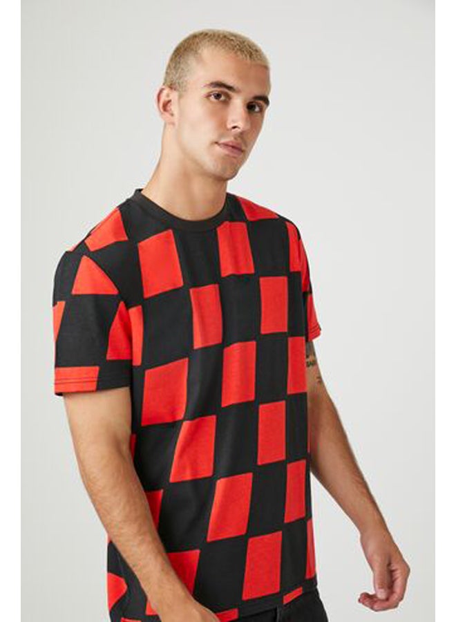 FOREVER 21 Checkered Crew Tee - Image 2