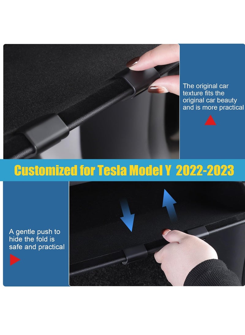 SYOSI SYOSI Hidden Front Trunk Hook Compatible with Tesla Model Y 2022 2023 Accessories, Car - specific Glove Box Hook, Seat Hook and Car Trash Can  - Image 5