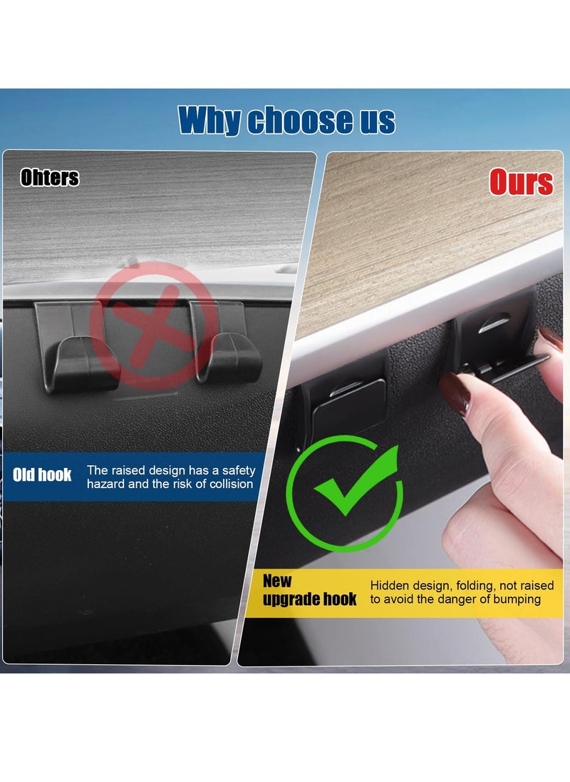 SYOSI SYOSI Hidden Front Trunk Hook Compatible with Tesla Model Y 2022 2023 Accessories, Car - specific Glove Box Hook, Seat Hook and Car Trash Can  - Image 4