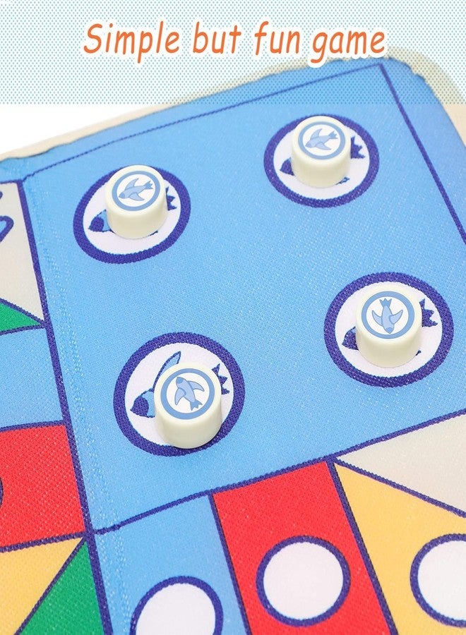 EBOFAB Flying Chess Game Carpet Airplane Board Family Toy Rug Entertainment Travel Party Fun Indoor Outdoor Kids Adults Strategy Game Mat for Home Office Play Time Activity - Image 5