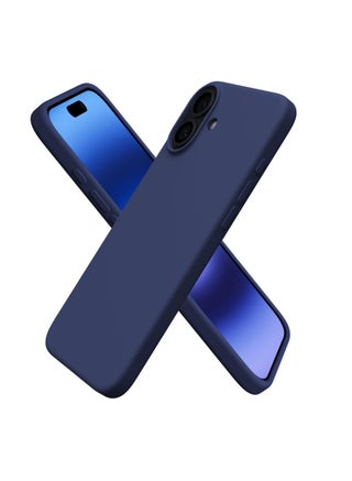 Compatible with iPhone 16 Plus Case, [Silky and Soft Touch Series] Premium Soft Liquid Silicone Rubber Full-Body Protective Bumper Case for iPhone 16 Plus (Dark Blue) - pzsku/Z0F94ECD7FE2C6A04925CZ/45/_/1728463744/e3bc24b9-6767-4ae9-86ed-51770e6c08ab