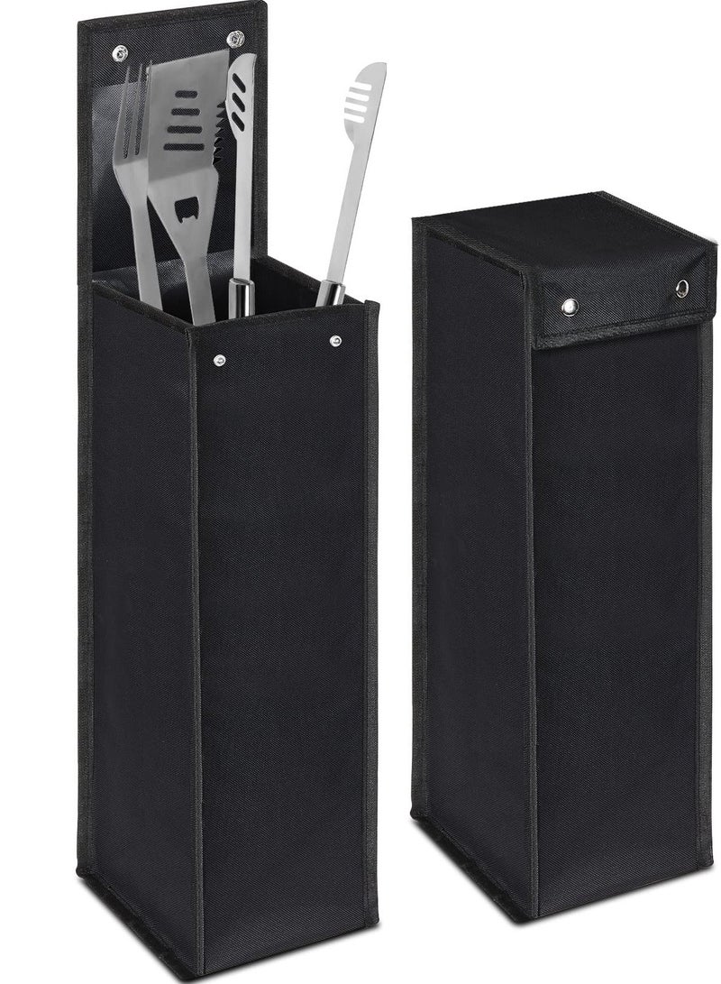 Y&D Grill Tool Bag, Grilling Bags for Outdoor, Hardware & Tools BBQ Foldable Bags, Suitable Camping and Hiking (Black) - Image 1