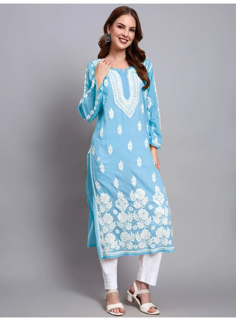 الايا كورتي نسائي مطرز يدوياً شكنكاري من القطن - AL3723