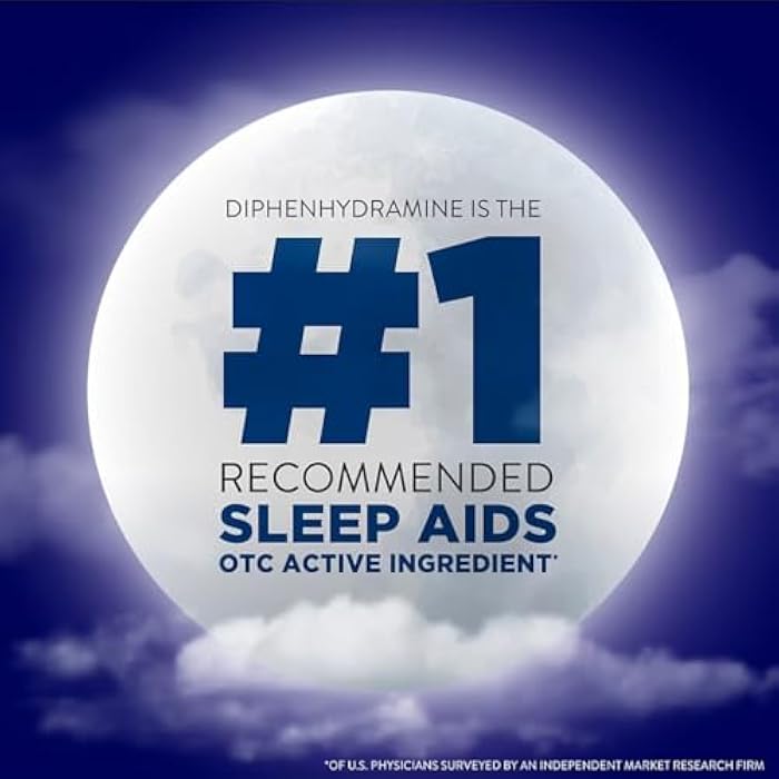 Berkley Jensen Berkley Jesen Nighttime Sleep Aid Liquid - Fast Acting Diphenhydramine 50mg HCL Sleeping Aid for Sleeplessness - Non-Habit Forming, Gluten Free, Berry-Flavored Sleep Support - 12 fl oz - Image 4