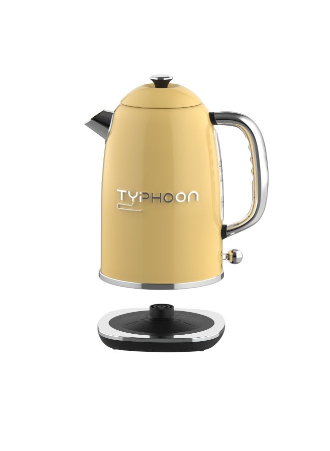 Typhoon Electric Kettle - 2200 Watts - 1.8 Liters - TY-01-002 Y - Yellow - Image 2