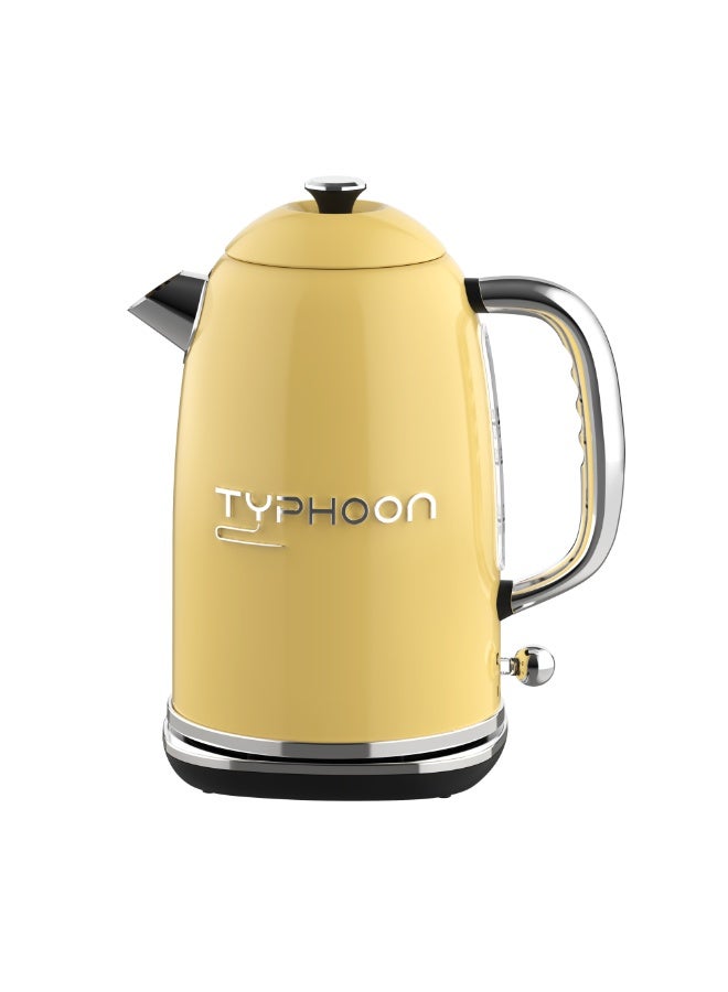 Typhoon Electric Kettle - 2200 Watts - 1.8 Liters - TY-01-002 Y - Yellow - Image 1