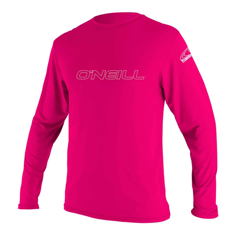 O'Neill Wetsuits Youth Basic Skins UPF 50+ Long Sleeve Sun Shirt, Watermelon, 12 - Image 5