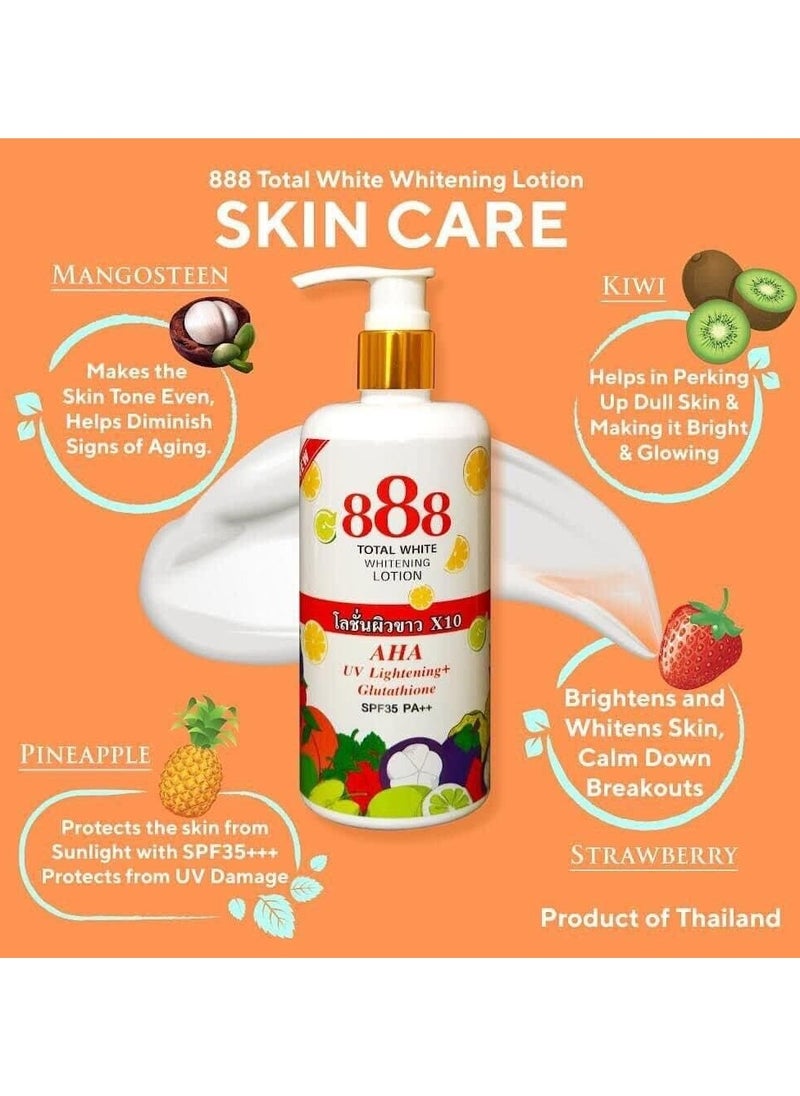 888 TOTAL WHITE - Whitening Lotion and Total White Glutathione Whitening Soap - Image 1