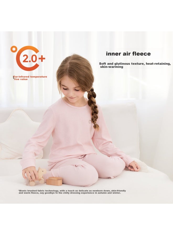 Junejunior Children's Thermal Underwear Set Autumn Winter High Elasticity Boys Girls Long Johns Pajamas Base Layer - Image 2