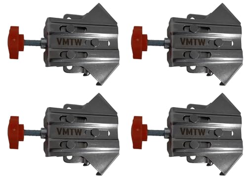 VIKING MOUNTAIN TOOL WORKS VMTW Stainless Steel 90 degree Right Angle Corner clamp Positioning squares Cabinet makers starter 4 pack - Image 1