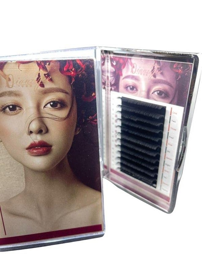 بيد وصلات رموش BID متعددة الأحجام، رموش جاهزة مجمعة مسبقًا (10 مم، انحناء 0.05 D) - Image 1