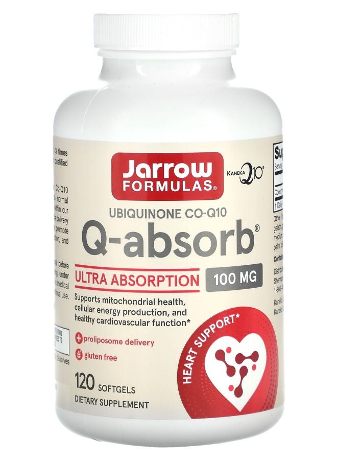 jarrow formulas Q-Absorb 100 mg 120 Softgels