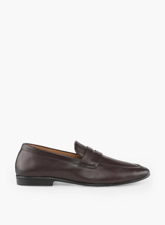 Duchini Men Slip-On Leather Loafers
