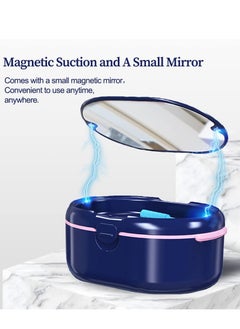 SYOSI Denture Case Denture Bath Box for Traveling Perfectly Denture Cup Clean Care for Retainer Mouth Guard Denture for Cleaning Household Office  - Image 3
