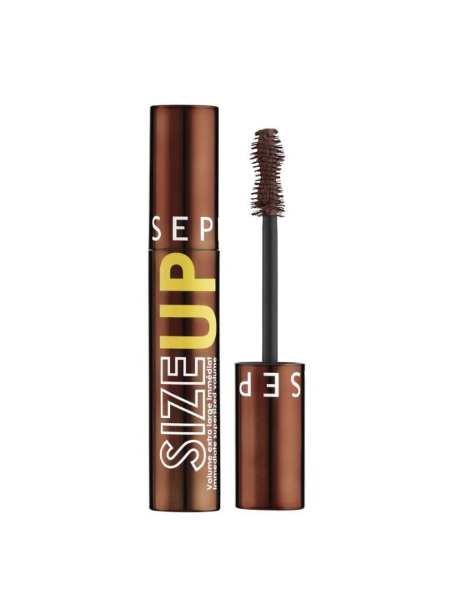 مجموعة سيفورا ماسكارا سايز أب من سيفورا - مكثفة بحجم 12.5 مل [ Brown ] - Image 2